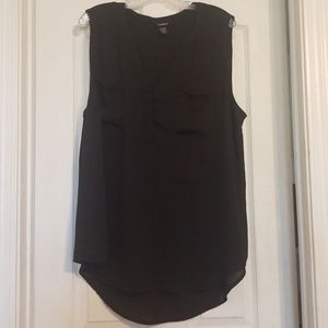 Torrid Black Georgette tank